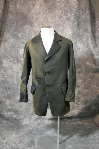 Men's Black Wool Suit Coat