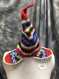 Bolivian Rainbow Knit Hat