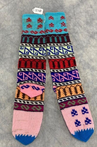 Bright Colored Wool Socks
