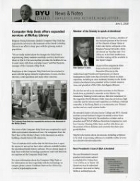 News & Notes Employee and Retiree Newsletter