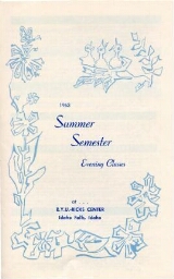 1963 Summer Semester Evening Class at B.Y.U.-Ricks Center, Idaho Falls, Idaho