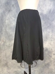 Black Gored Skirt