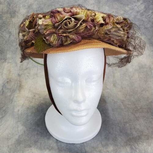Rose Edwardian Tilt Hat