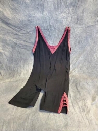 Black and Rose Swimsuit
