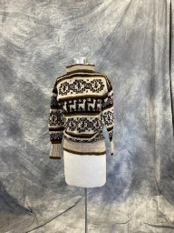 Knit Sweater Llama Pattern