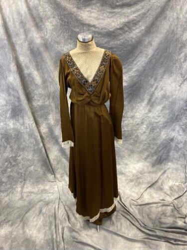 WWI Style Brown Dress