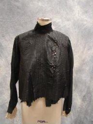 Black Silk German Jacket