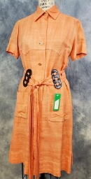 Orange Dress Decorative Belt