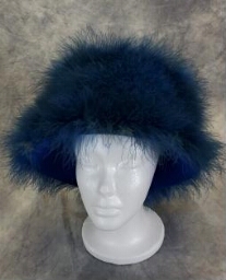 Feathered Bucket Hat