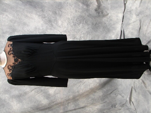 Black Illusion Dress