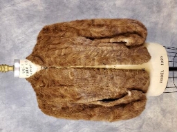 Brown Fur Cape