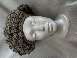Tan knit Hat