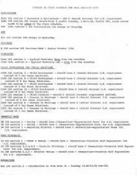 Changes in Class Schedule for Fall Semester 1975