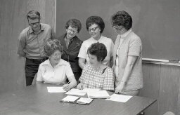 Group signing documents