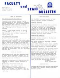 Faculty Bulletin, Volume 13, No. 6, October 13, 1975