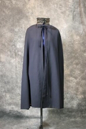 Wool Blend Cape With Silk Lining