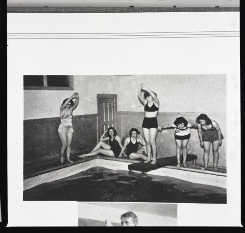 Students at the Swimming pool
