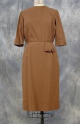 Light Brown Wool Dress
