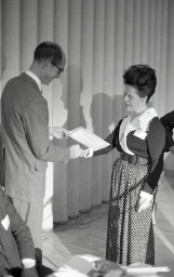 Faculty receiving award