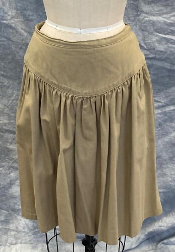 Camel Twill Weave Skirt
