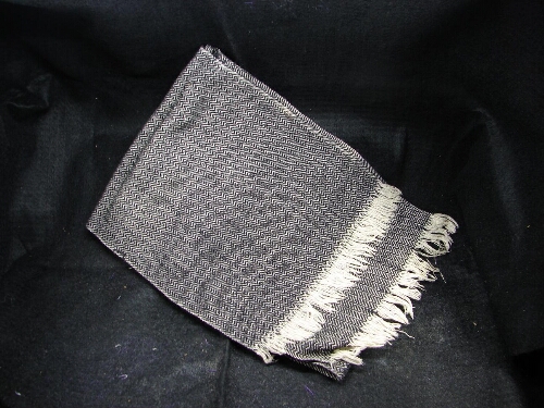 Twill weave scarf