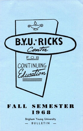 BYU-Ricks Center for Continuing Education, Fall Semester, 1968