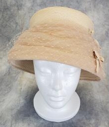 Tan Lampshade Hat