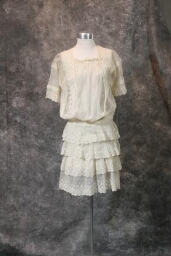 Childs Cream Ecru Lace Dress