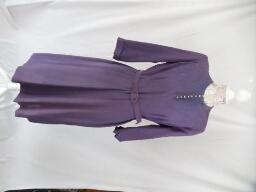 Purple polyester dress