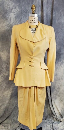 Yellow Wool Dress/Jacket