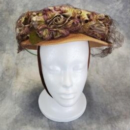 Rose Edwardian Tilt Hat