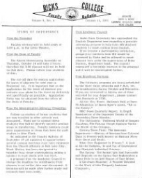 Faculty Bulletin, Volume 9, No. 6, October 11, 1971