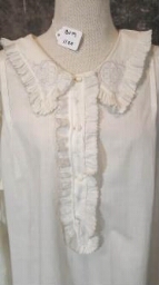 Dressing Gown With Silver Embroidery
