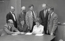 Group signing documents
