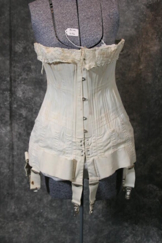 Cotton Corset With Large Stays