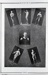 1923 Rixida Basketball team nicknames for players