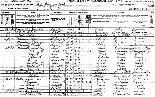 Genealogical information about Paul Manney and Lottie Oakden