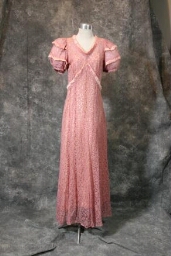 Dusty Pink Lace Dress