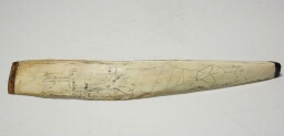 Whale Bone Scrimshaw
