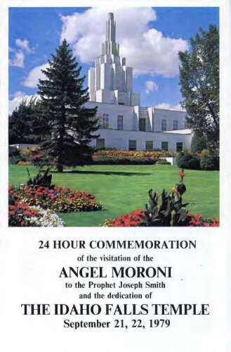 Idaho Falls Temple Commemoration Booklet