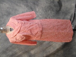 Pink Lace Jacket/Skirt