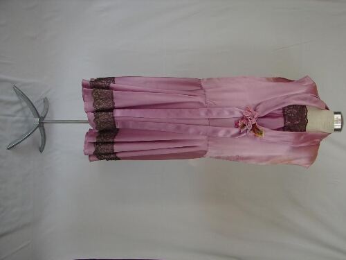 Purple Satin dress