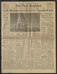 Post-Register report about the about the Idaho Falls Temple dedication