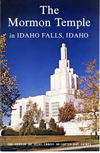 The Mormon Temple in Idaho Falls, Idaho