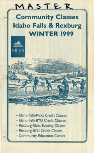 Community Classes Idaho Falls & Rexburg Winter 1999