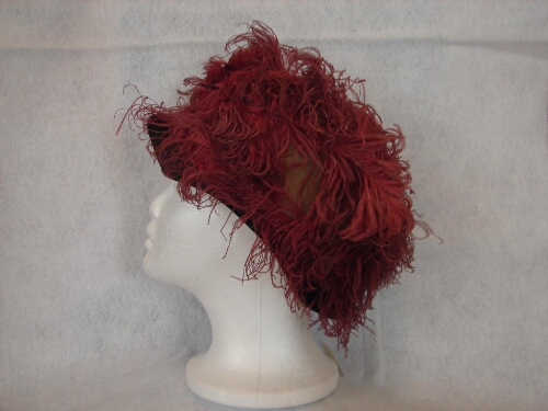 Ostrich feather hat