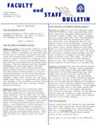 Faculty Bulletin, Volume 13, No. 4, September 29, 1975