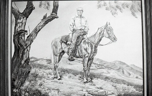 Painting of Ezra Taft Benson