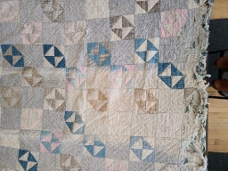 Triangle pieced Quilt