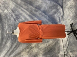 Orange Wool Dress